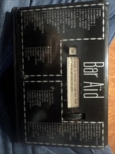 BAR AID 1950s Vintage Black Metal Cocktail Instruction Rolodex-80 Recipes picture