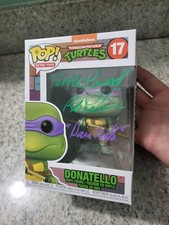 Funko Pop Ninja Turtles Donatello #17 Rob Paulsen Auto Signature Jsa picture