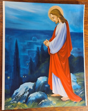 Jesus Christ Praying - by Josyp Terelya - Christian Religious Print 8 x 10 picture