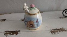 Lenox Classic Pooh Honey Pot with Dipper Fine Ivory China Disney Winnie 5.5