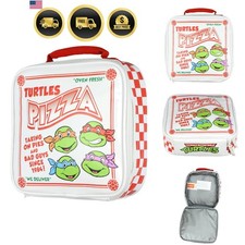 TMNT Lunch Box Nickelodeon Teenage Mutant Ninja Turtles Oven Fresh Turtles Pi... picture