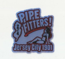 UA LOCAL 274 Jersey City PIPEFITTERS Sopranos Welder Chic Holographic Sticker picture