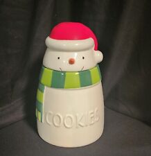 Snowman Cookie Jar Hallmark 9