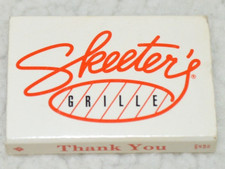 Vintage Matchbox Cover Skeeter’s Grille Restaurant picture