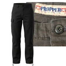 Propper Military Pants Mens M Long Black Adjustable Waist Tactical Combat Cargo picture