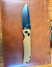 Tenable Eagle Strike Bronze Aluminum Handle NitroV 3.73” Blade Crossbar Lock  picture