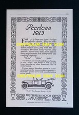 1913 Peerless 38-Six Touring Vintage Ad 