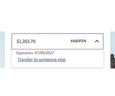 Rapid Rewards Travel Credits $1,302.70 US-Nationwide Exp July 2027 picture
