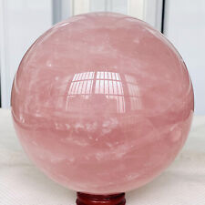 2320g Natural Pink Rose Quartz Sphere Crystal Ball Reiki Healing picture
