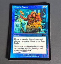 Wizards of the Coast Magic the Gathering MTG Frantic Search Instant Blue Foil picture