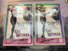 CATWOMAN 88 J SCOTT CAMPBELL BREAKFAST AT TIFFANYS SIGNED VARIANT *IN HAND* picture