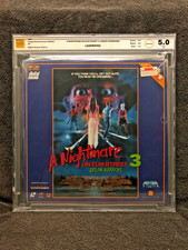 A Nightmare on Elm Street 3 - VMG 5.0 G+ - Graded Laserdisc Sealed 1987 picture