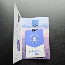 New Royal Caribbean  Diamond Plus Member Pin And  Luggage Tag  picture