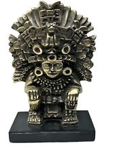 D’argenta Silver Plated Aztec Figure 8.75” picture