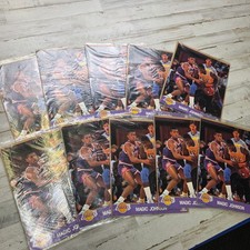 1990 NBA Hoops Action Photo 8x10 SEALED Lakers Magic Johnson Lot of 10 picture