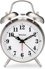 -Big Ben Twin Bell Alarm Clock | Loud Alarm Clock for Heavy Sleepers | Battery O picture