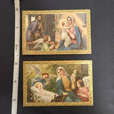 Vintage 1800s Holy Cards Holy Family Madonna Child Germany  Catholic Nostalgic picture
