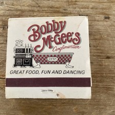 Vintage New/Unstruck Bobby McGee's Restaurant - Matchbook, Matchcover picture