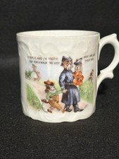 Antique Charlie & Charlotte Porcelain Childs Nursery Rhyme Cup picture