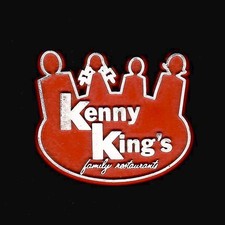 Kenny King's Restaurant Vtg Rubber Flexible Fridge Magnet 70's Advertise Food picture
