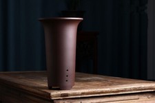 10.6in Chinese Classical Yixing Zisha Clay Planter, Handmade Bonsai Garden Decor picture