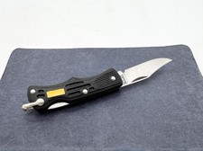Vintage Imperial Ireland Lockback Pocket Knife Stainless Steel Black Handle 4” picture