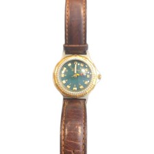 NOT Working Parts Only-Disney Store Exclusive Mickey Green Dial Watch DS-60 picture