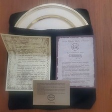 Vintage Solingen Sheraton 23/24K Gold Plated Service Underplate Charger picture