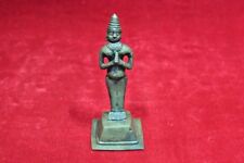 Brass Statue Figure 1900's Old Vintage Antique Home Decor Collectible BB-93 picture