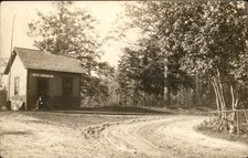West Hopkinton NH Railroad Station Depot c1900s-10s Real Photo Vintage Postcard picture