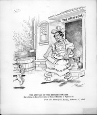 Empress Dowager Cixi 1904 Vintage Political Cartoon Reprint Wall Art picture