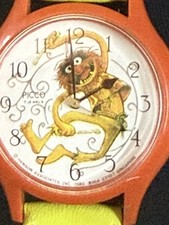 Vintage Fun 7 Jewels Picco Wind Watch Animal Henson Muppets picture