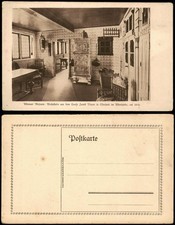 Postcard Altona-Hamburg Altonaer Museum - living room 1922 picture