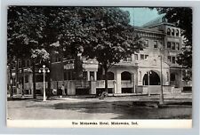 Mishawaka IN-Indiana, The Mishawaka Hotel, c1910 Vintage Postcard picture