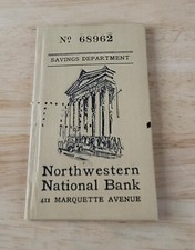 Vintage NORTHWESTERN NATIONAL BANK Savings Department Booklet picture