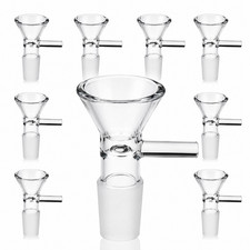14MM Male Glass Bowl for Bong Water Pipe Hookah Replacement 9PCS US Ship⚡- picture