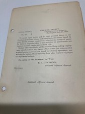 CIVIL WAR US FREEDMEN FREEDOM ACT TO TRAVEL AT WILL WORK ANY PLACE JULY ‘65 1878 picture