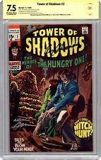 Tower of Shadows #2 CBCS 7.5 SS Adams/Thomas 1969 22-0692A42-566 picture