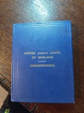 1916 United Grand Lodge of England Constitutions  Freemasonry masonic/635 picture