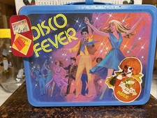 1980 Disco Fever Metal Lunch Box King Seeley Thermos Vintage Gibson’s Price Tag picture