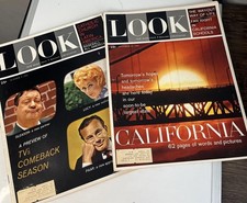 1962 LOOK Magazine Lot (2 Issues) – Lucy, Gleason, Paar, & Vintage Ads picture