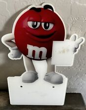 Red M&M Store Display Plastic Sign 12