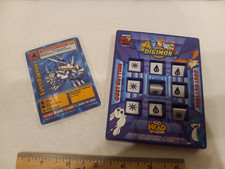 DIGIMON 2001 Toy Game and laminated card dated 1999 Bandai picture