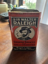 Vintage Sir Walter Raleigh Tabacco Tin Empty picture