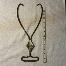 Antique Metal Absopure Ice Tongs Rare picture
