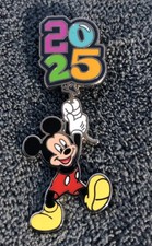 Disney Parks Mickey Mouse Dated 2025 Booster Pin picture