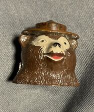 Vintage 1960s Smokey Bear Snuffit Prevent Forest Fires Magnetic Ash Tray picture