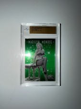 2024 Leaf Marilyn Monroe Icons Base Pre-production Proof Clear Green 1/1 #33 picture