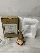 Heart Of Christmas Karen Hahn Enesco Santa Gnome #10 Reindeer Gnome 2.5