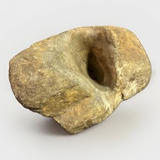 Early Primitive Native American Artificial Stone Mortar grinding stone picture